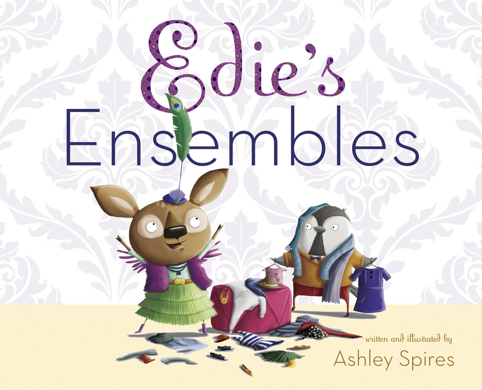 Edie's Ensembles book cover by Ashley Spires