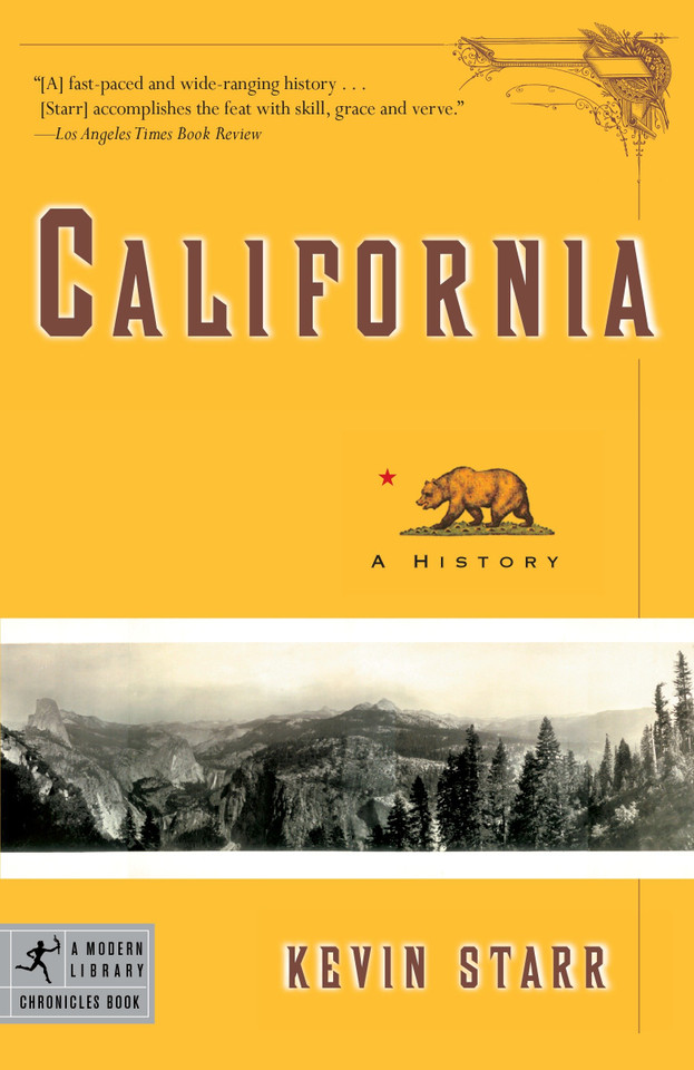 California: A History (Modern Library Chronicles) book cover by Kevin Starr