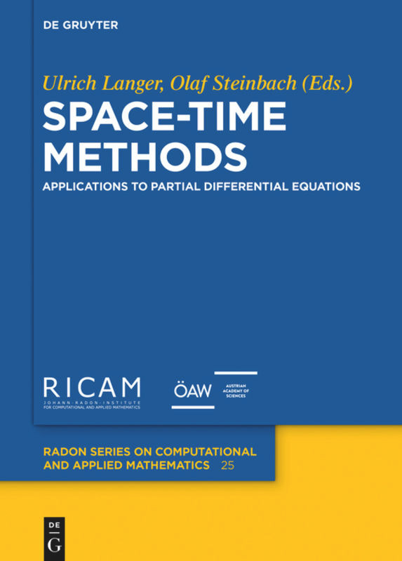 Space-Time Methods: Applications to Partial Differential Equations book cover by 