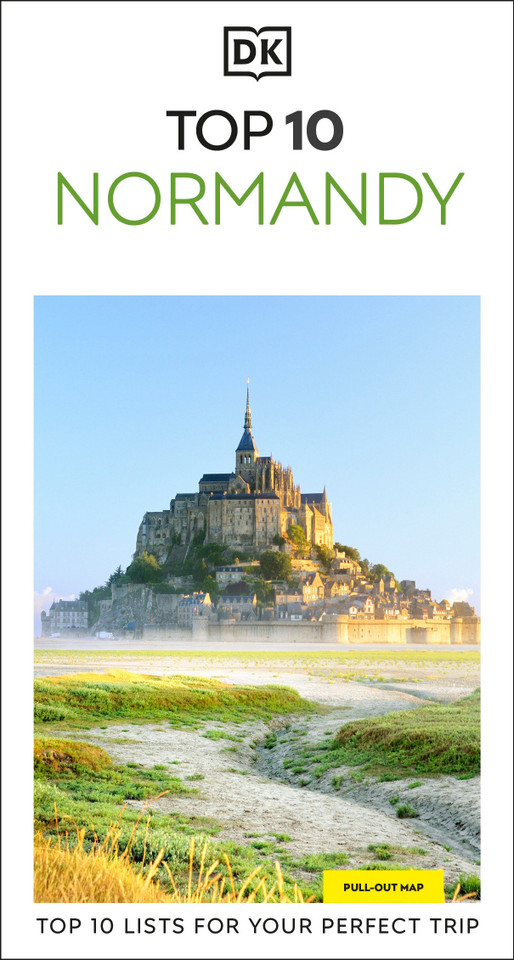 DK Top 10 Normandy: Top 10 lists for your perfect trip, plus an all-weather folded map (Pocket Travel Guide) book cover by DK Travel