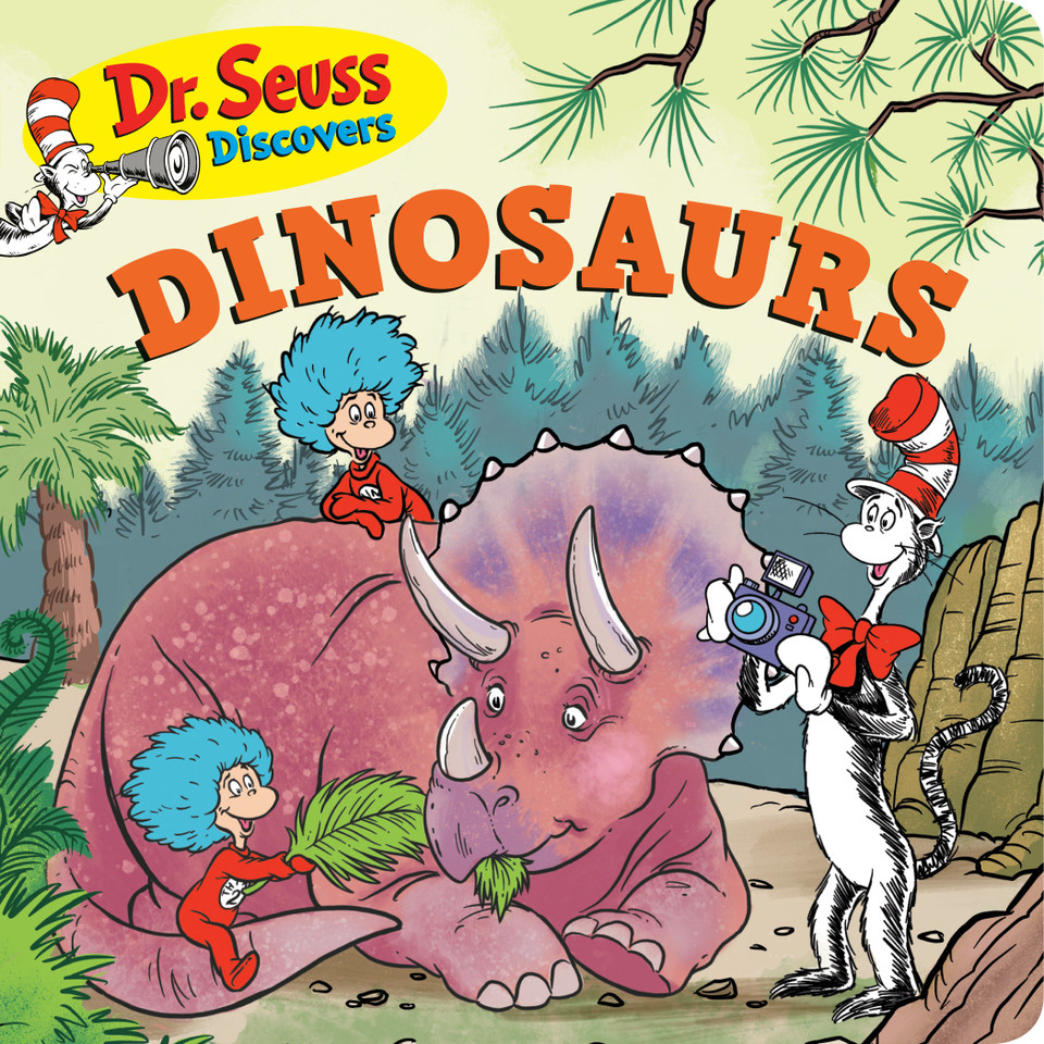 Dr. Seuss Discovers: Dinosaurs (Dr. Seuss Discovers Board Books) book cover by Dr. Seuss