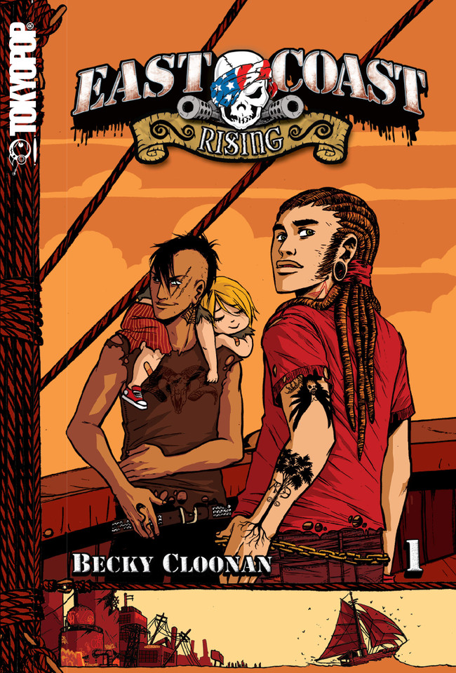 East Coast Rising, Volume 1 book cover by Becky Cloonan