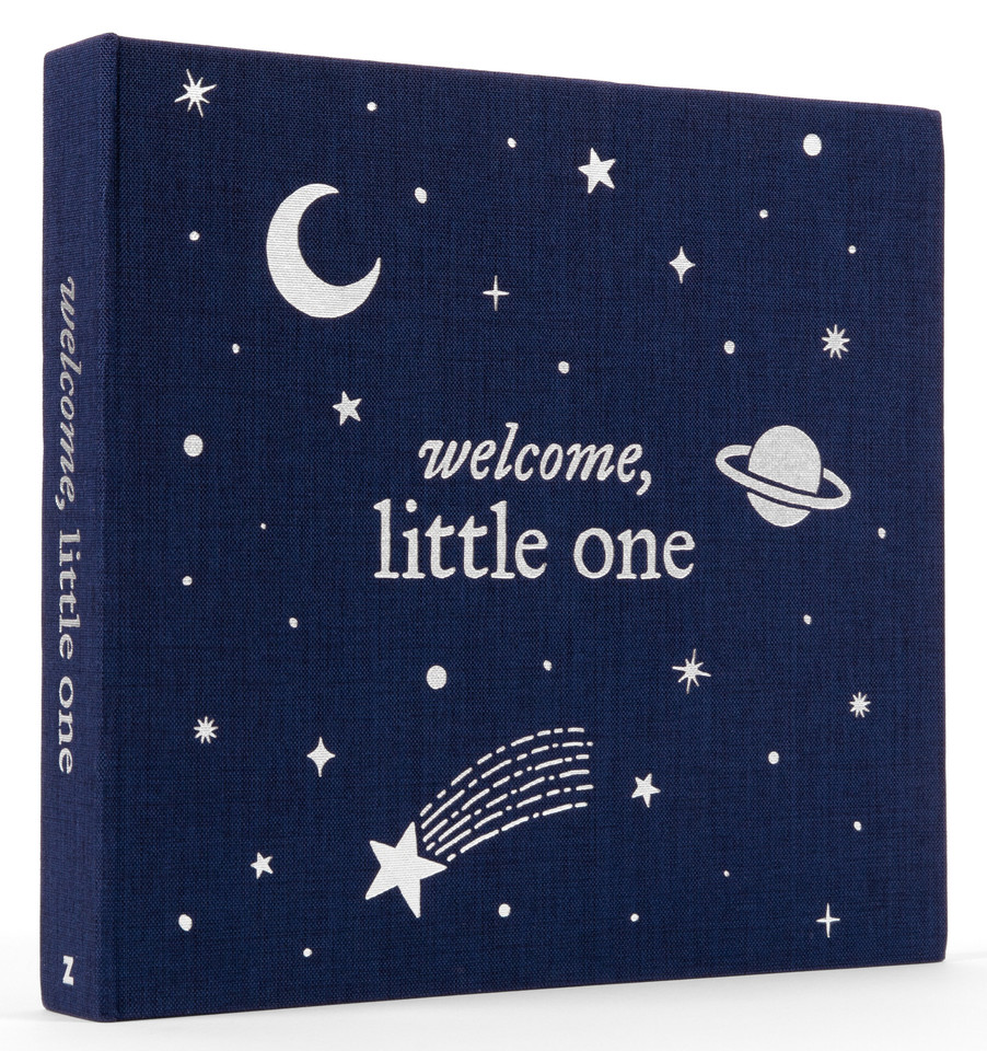 Welcome, Little One: A Keepsake Baby Journal and Baby Memory Book for Monthly Milestones and Memorable Firsts book cover by Zeitgeist
