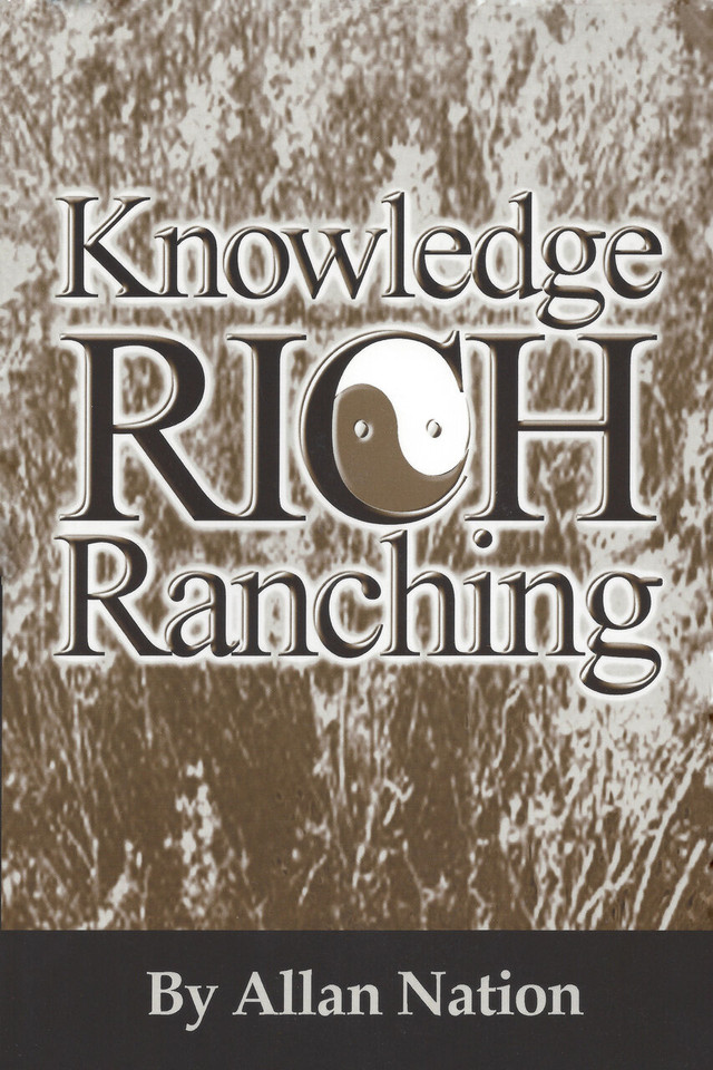 Knowledge Rich Ranching book cover by Allan Nation