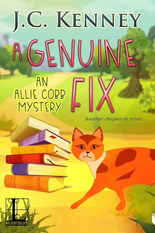 A Genuine Fix (An Allie Cobb Mystery) book cover by J.C. Kenney