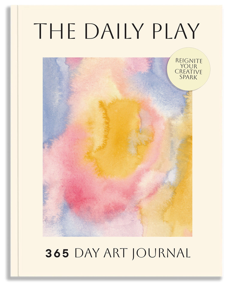 The Daily Play: A 365-Day Art Prompt Journal to Reignite Your Creative Spark book cover by Brittany DeSantis
