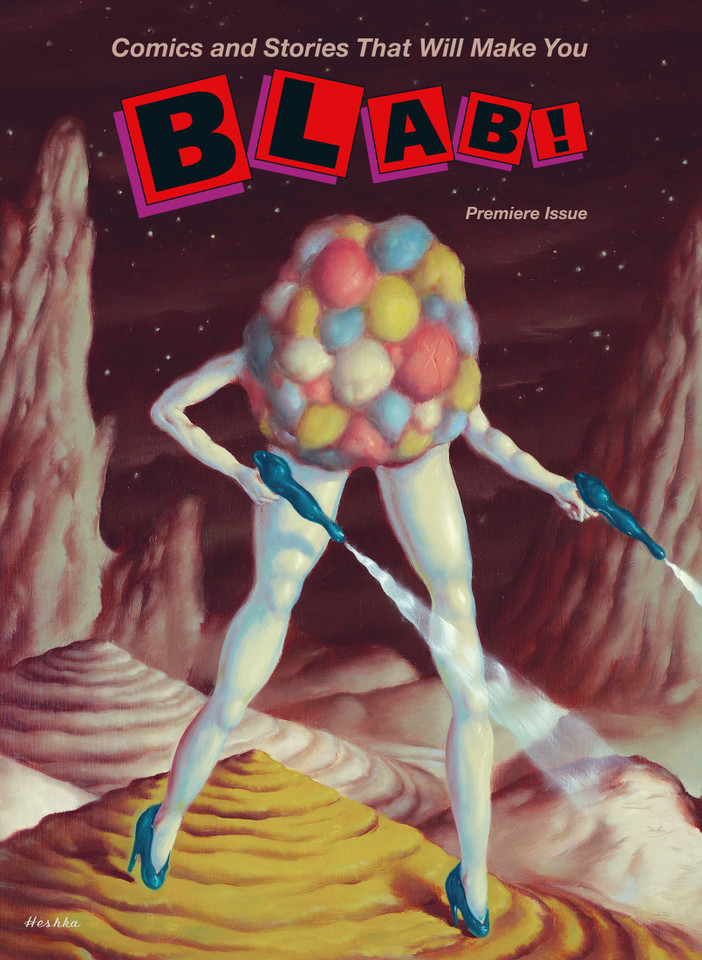 Blab! Volume 1 book cover by Monte Beauchamp