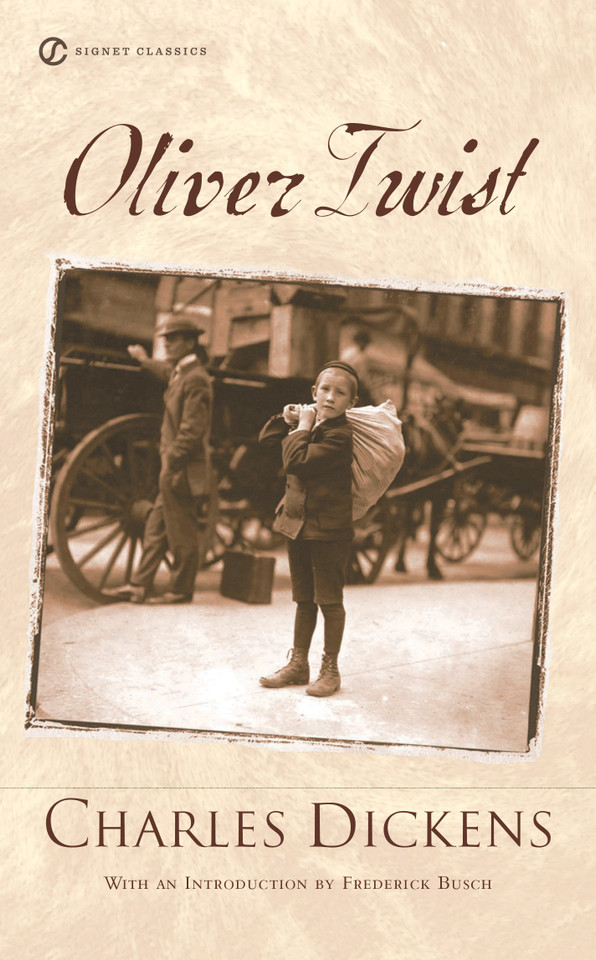 Oliver Twist book cover by Charles Dickens