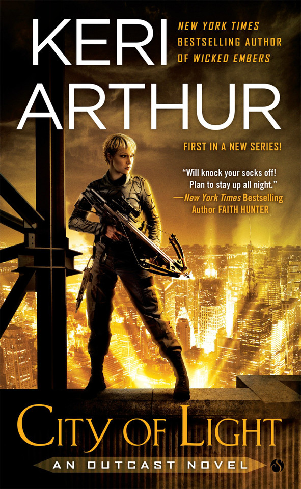 City of Light (An Outcast Novel) book cover by Keri Arthur