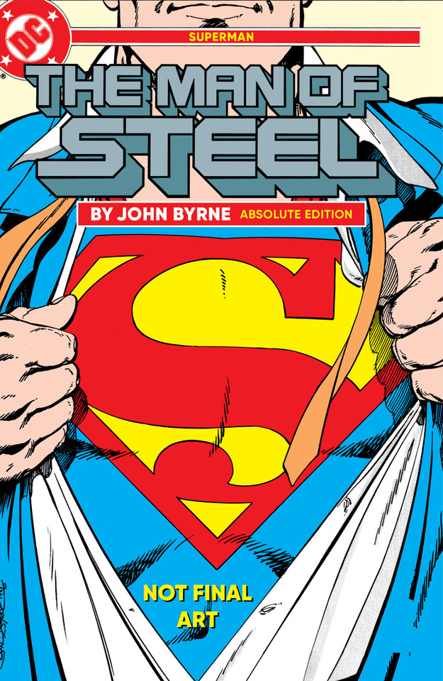 Superman: The Man of Steel by John Byrne: Absolute Edition book cover by John Byrne