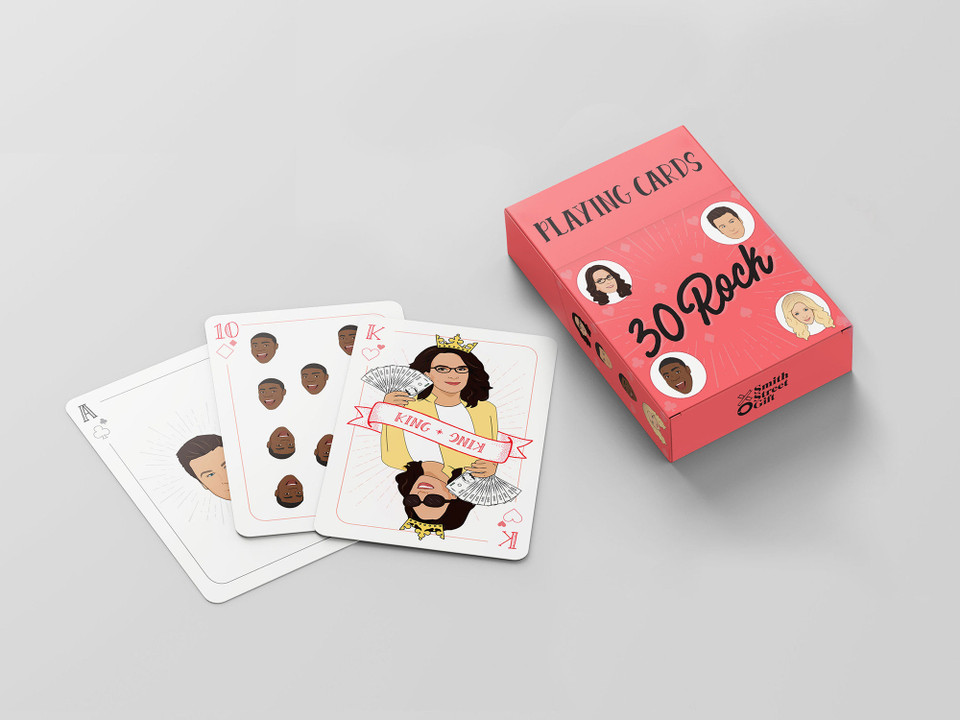30 Rock Playing Cards book cover by 