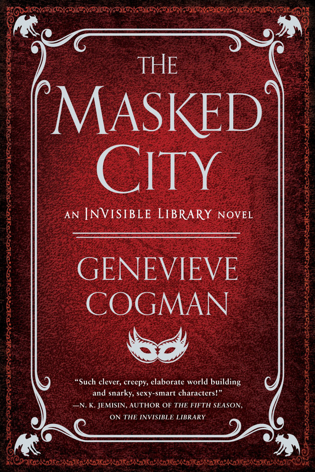 The Masked City (The Invisible Library Novel) book cover by Genevieve Cogman