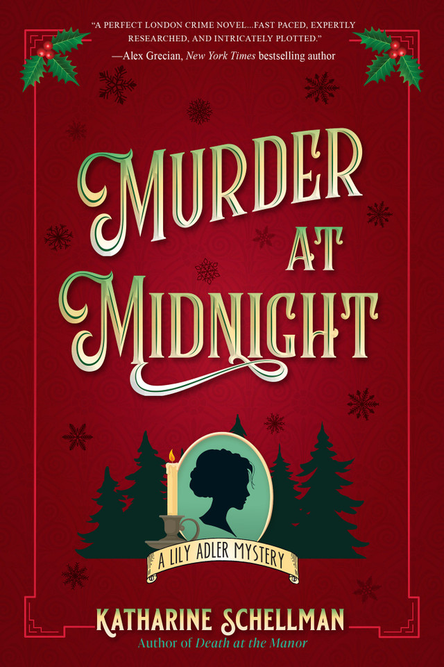 Murder at Midnight (LILY ADLER MYSTERY, A) book cover by Katharine Schellman