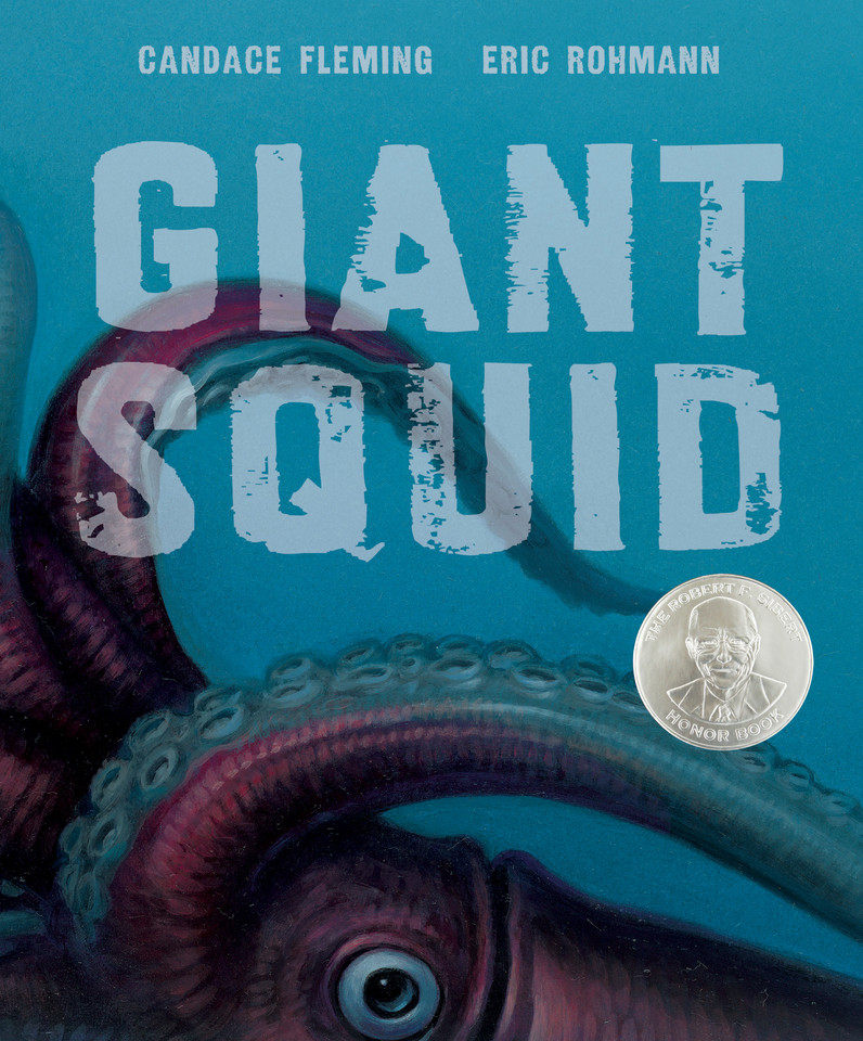 Giant Squid book cover by Candace Fleming