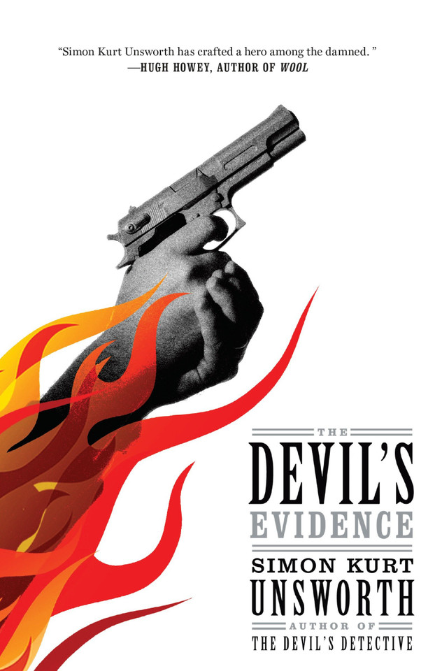 The Devil's Evidence (Thomas Fool Series) book cover by Simon Kurt Unsworth