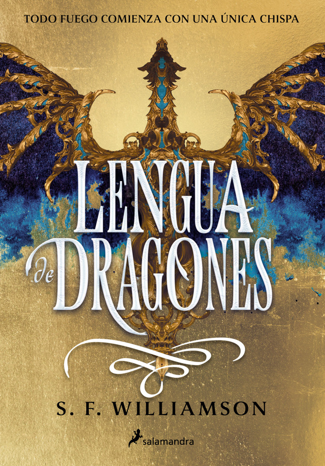 Lengua de dragones / A Language of Dragons book cover by S.F. Williamson