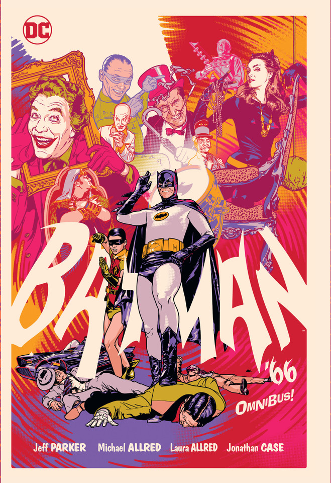 Batman ’66 Omnibus (New Edition) book cover by Mike Allred, Jeff Parker