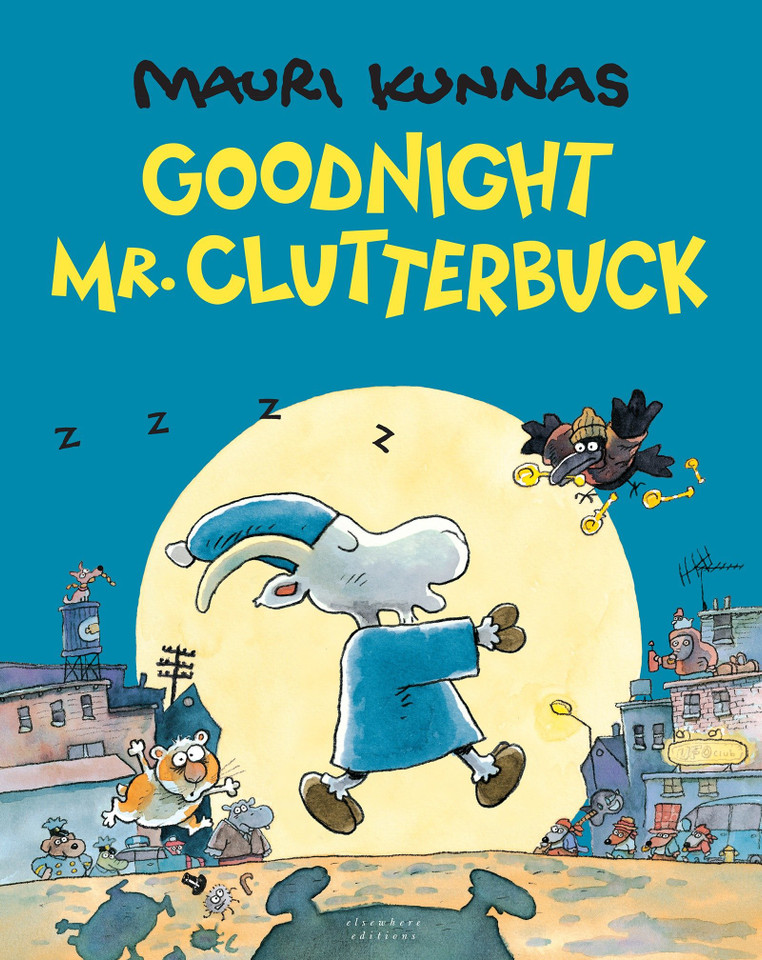 Goodnight, Mr. Clutterbuck book cover by Mauri Kunnas