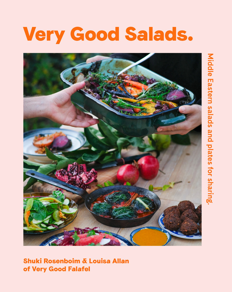 Very Good Salads: Middle-Eastern Salads and Plates for Sharing book cover by Louisa Allan, Shuki Rosenboim