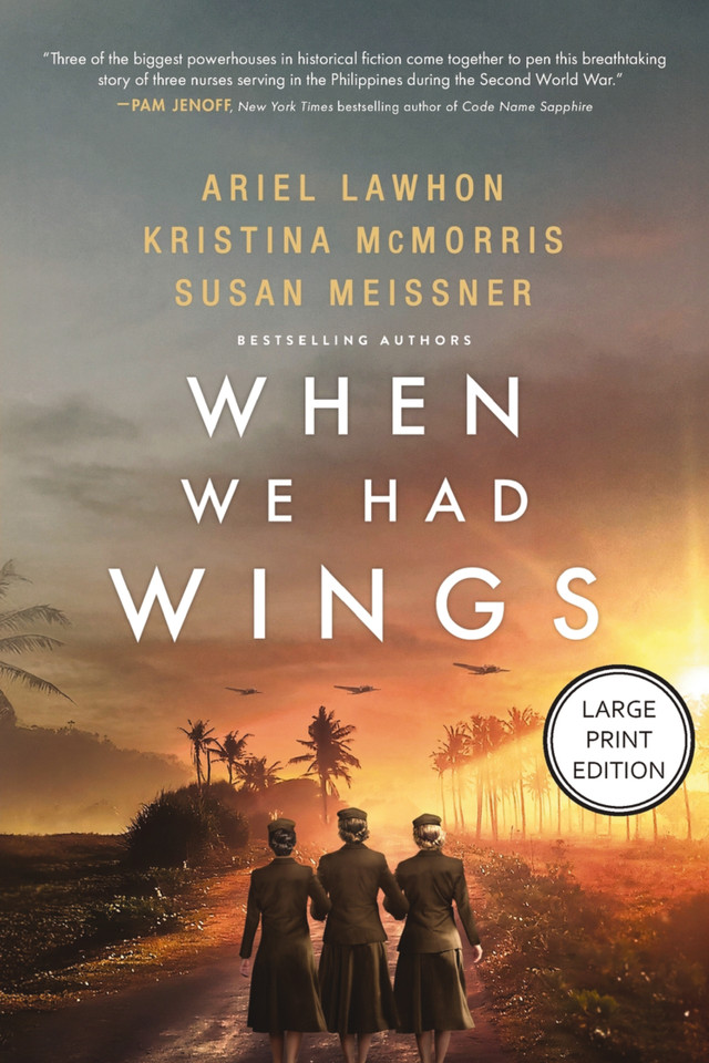 When We Had Wings: A Novel (HarperCollins Large Print Collection) book cover by Ariel Lawhon, Kristina McMorris, Susan Meissner