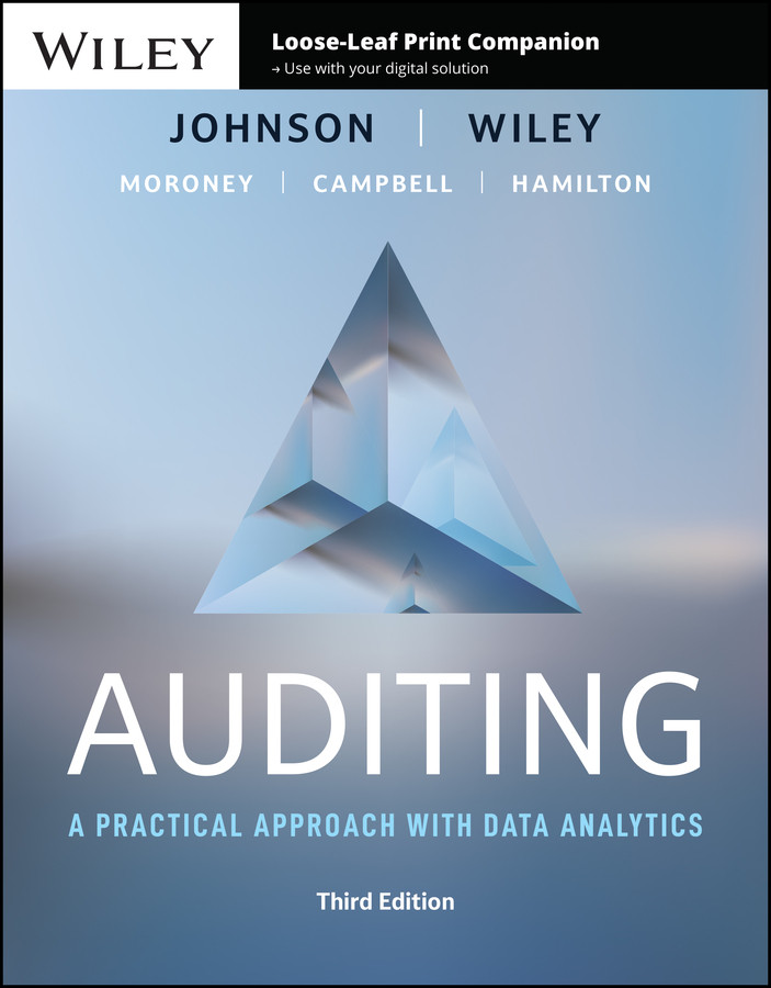 Auditing: A Practical Approach with Data Analytics book cover by Raymond N. Johnson, Laura D. Wiley, Robyn Moroney, Fiona Campbell, Jane Hamilton
