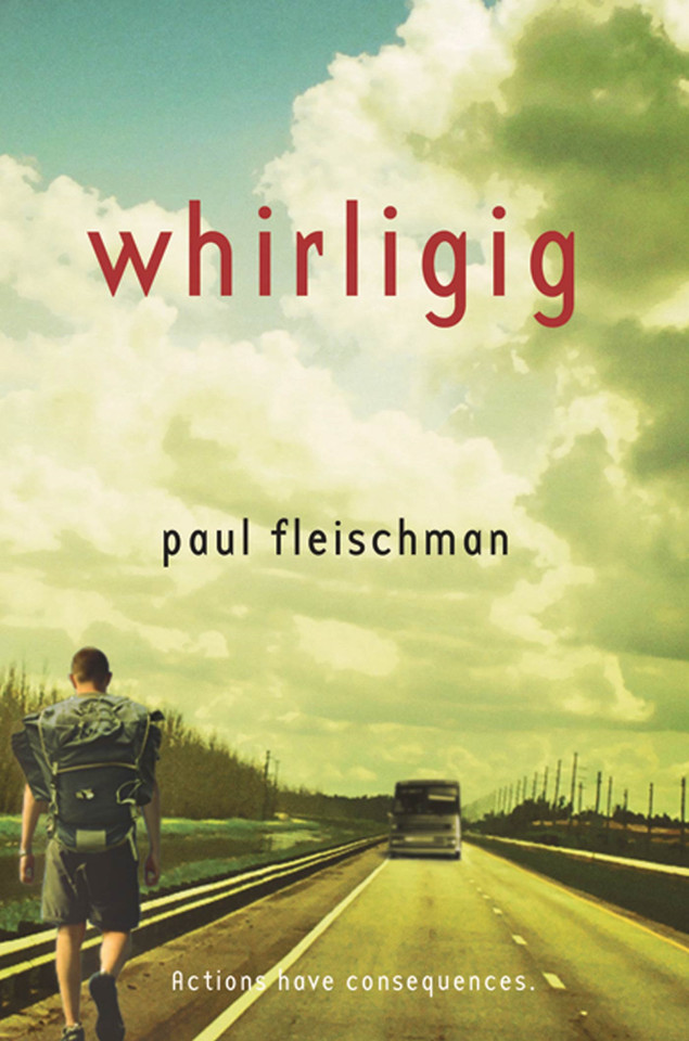 Whirligig book cover by Paul Fleischman