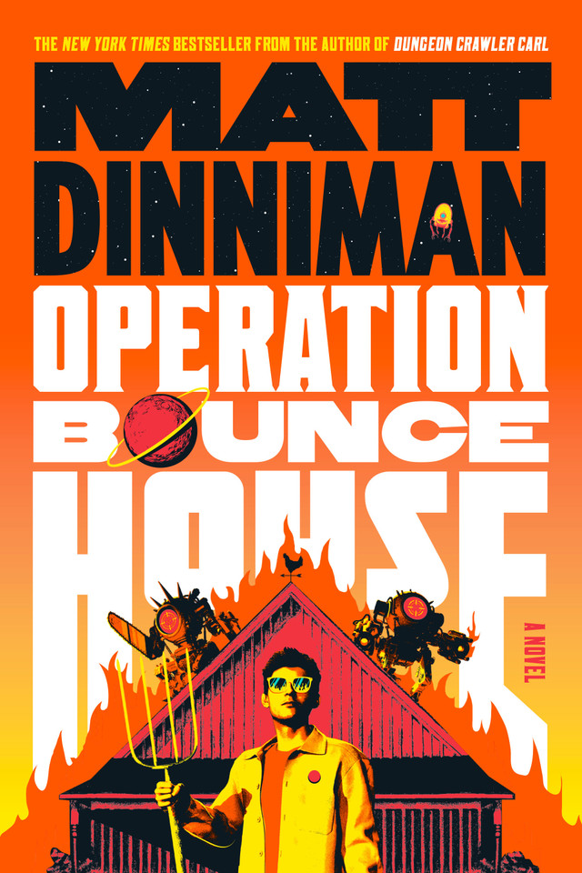 Operation Bounce House book cover by Matt Dinniman