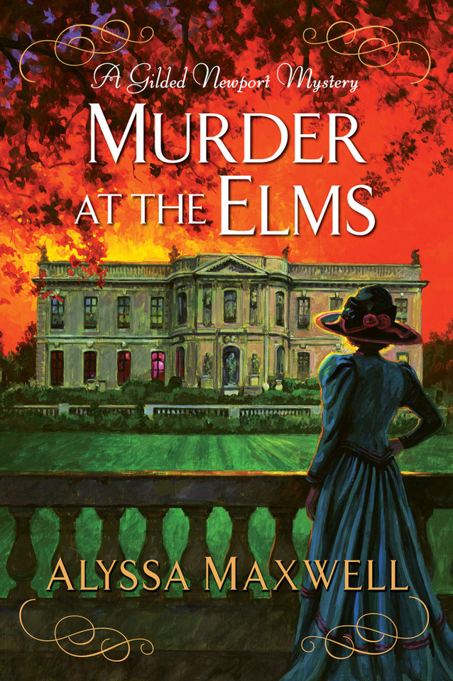 Murder at the Elms (A Gilded Newport Mystery) book cover by Alyssa Maxwell