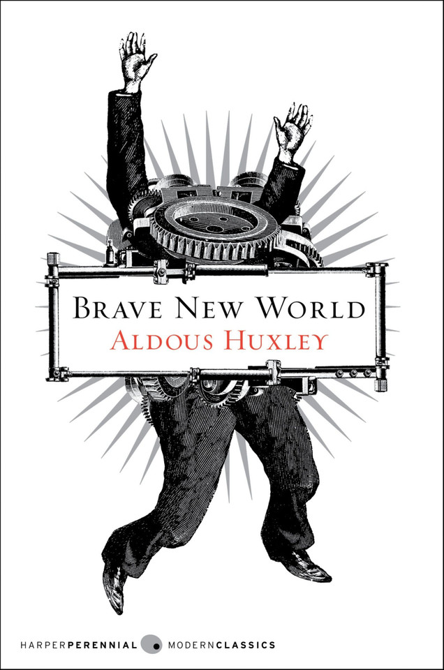 Brave New World book cover by Aldous Huxley