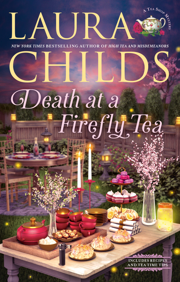 Death at a Firefly Tea (A Tea Shop Mystery) book cover by Laura Childs