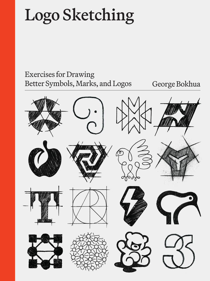 Logo Sketching: Exercises for Drawing Better Symbols, Marks, and Logos book cover by George Bokhua
