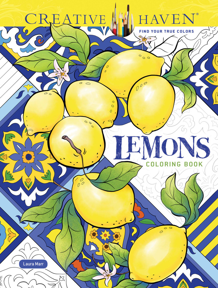 Creative Haven Lemons Coloring Book book cover by 