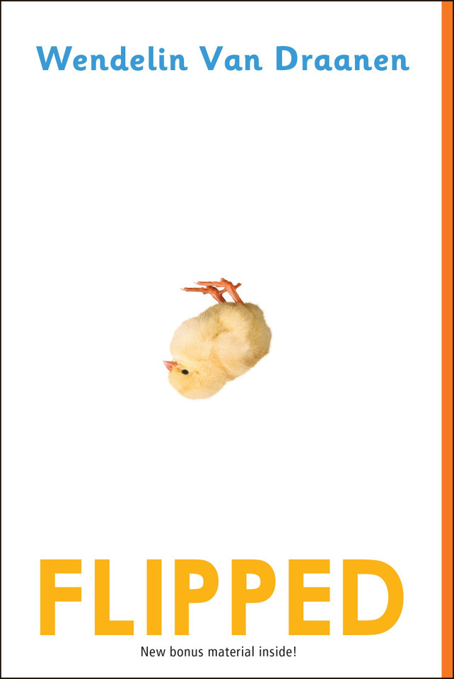 Flipped book cover by Wendelin Van Draanen