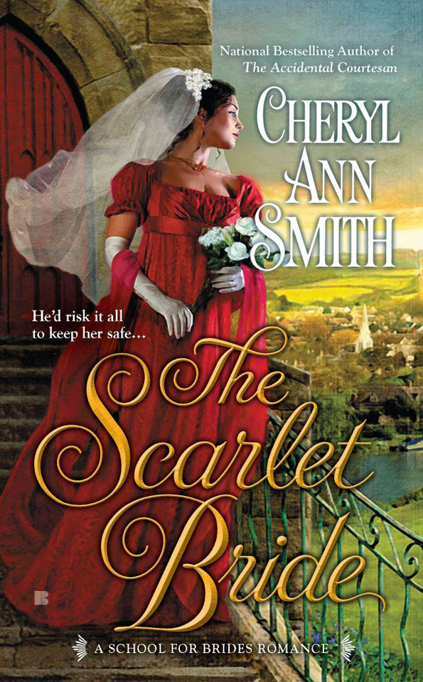 The Scarlet Bride (A School For Brides Romance) book cover by Cheryl Ann Smith