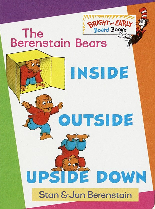 Inside, Outside, Upside Down (Bright & Early Board Books) book cover by Stan Berenstain, Jan Berenstain