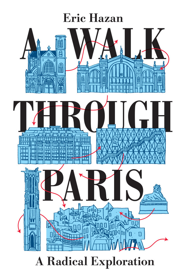 A Walk Through Paris: A Radical Exploration book cover by Eric Hazan