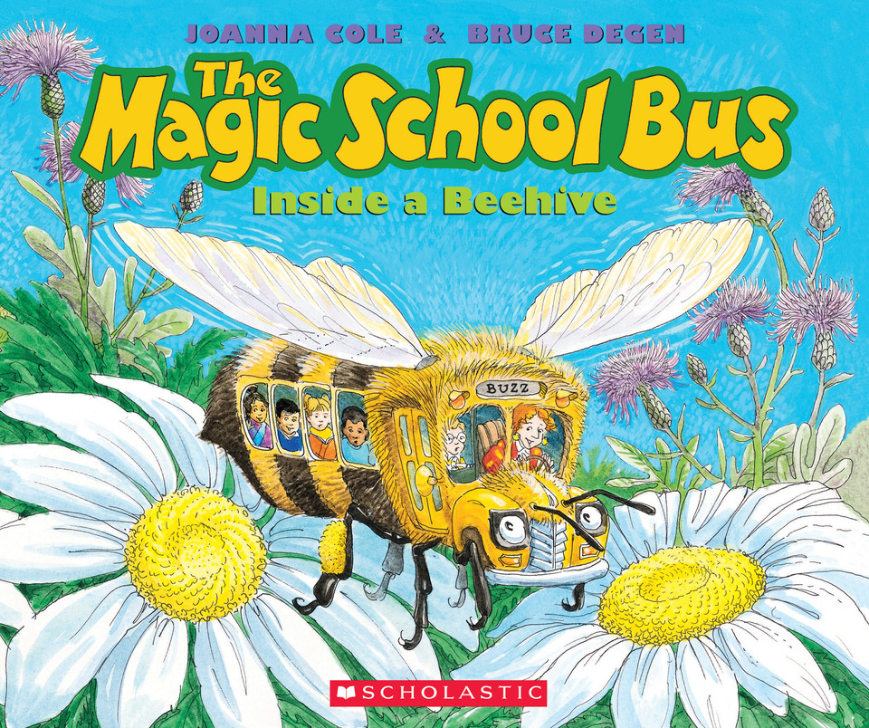 The Magic School Bus Inside a Beehive (The Magic School Bus) book cover by Joanna Cole