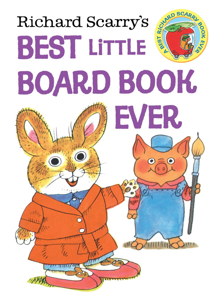 Richard Scarry's Best Little Board Book Ever book cover by Richard Scarry