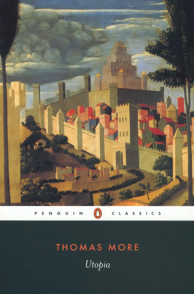 Utopia book cover by Thomas More