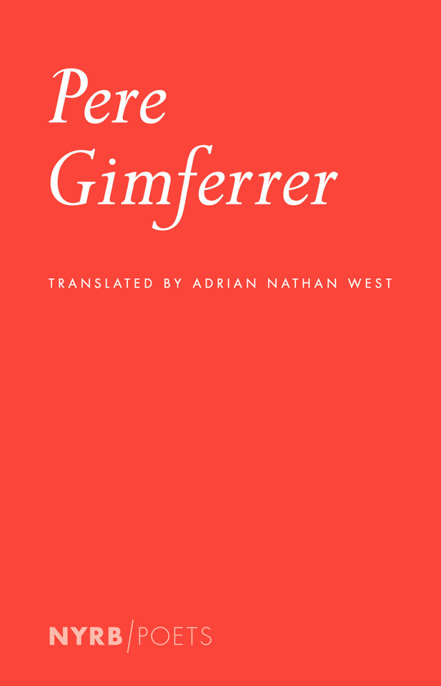 Pere Gimferrer book cover by Pere Gimferrer