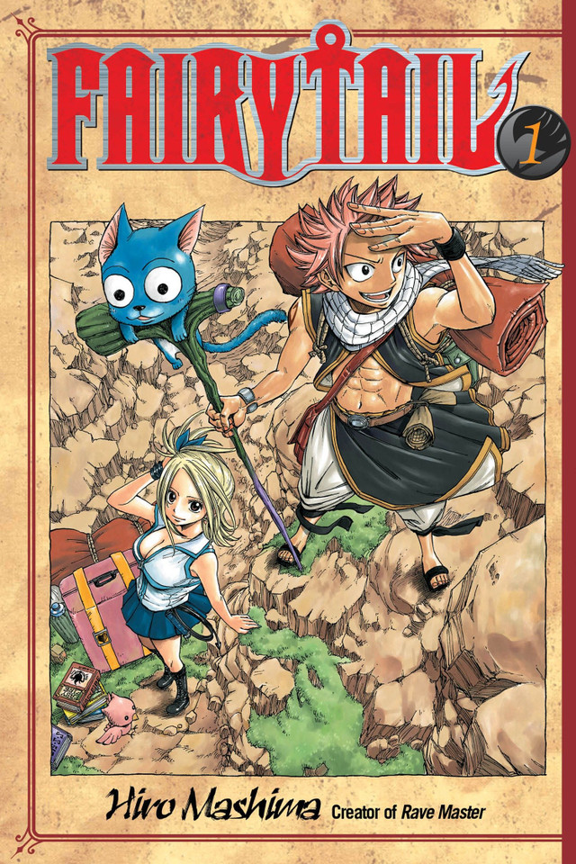 FAIRY TAIL 1 (Fairy Tail) book cover by Hiro Mashima