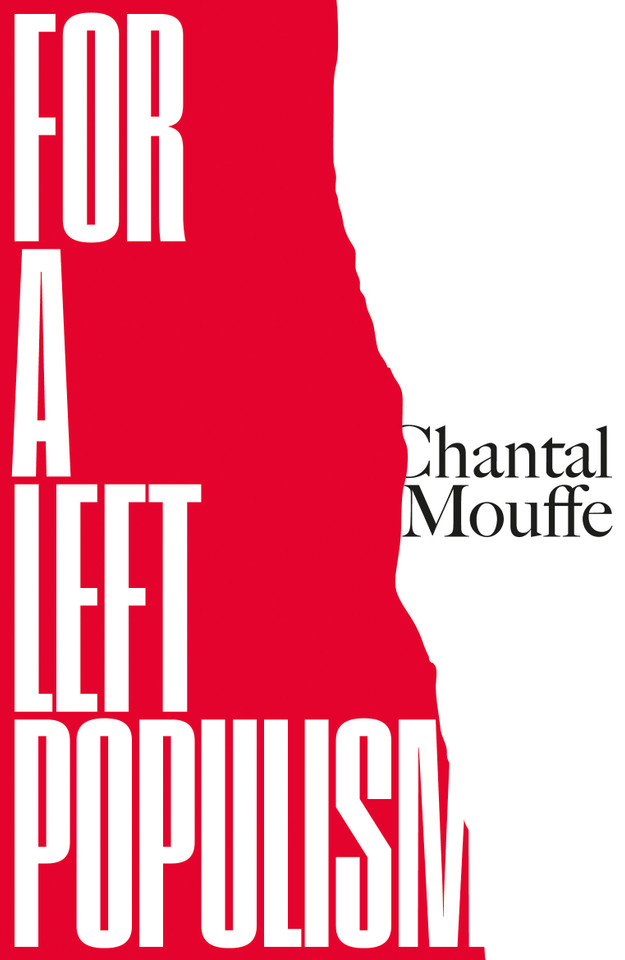 For a Left Populism book cover by Chantal Mouffe