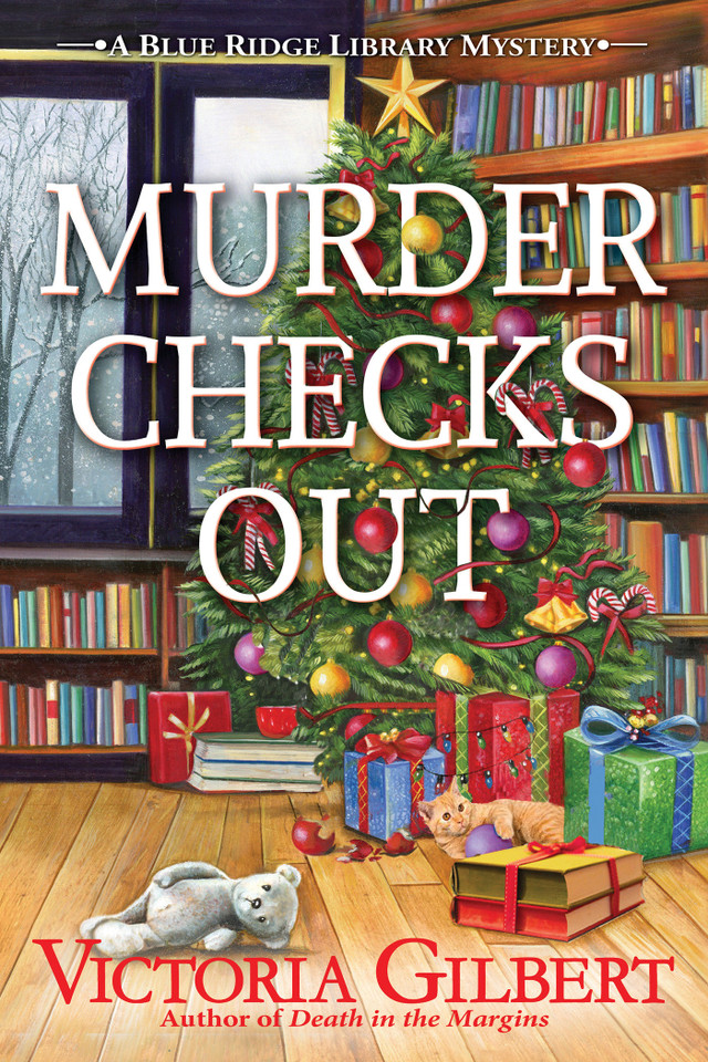 Murder Checks Out (A Blue Ridge Library Mystery) book cover by Victoria Gilbert