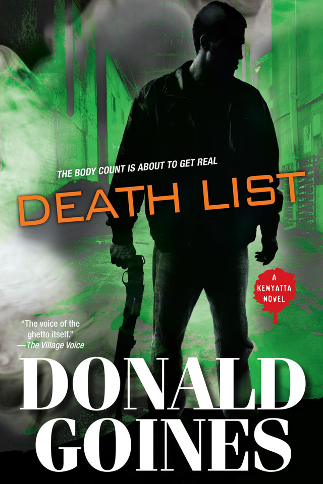 Death List (Kenyatta) book cover by Donald Goines