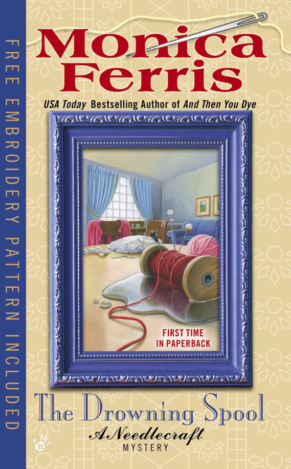The Drowning Spool (A Needlecraft Mystery) book cover by Monica Ferris