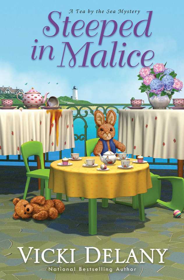 Steeped in Malice (Tea by the Sea Mysteries) book cover by Vicki Delany