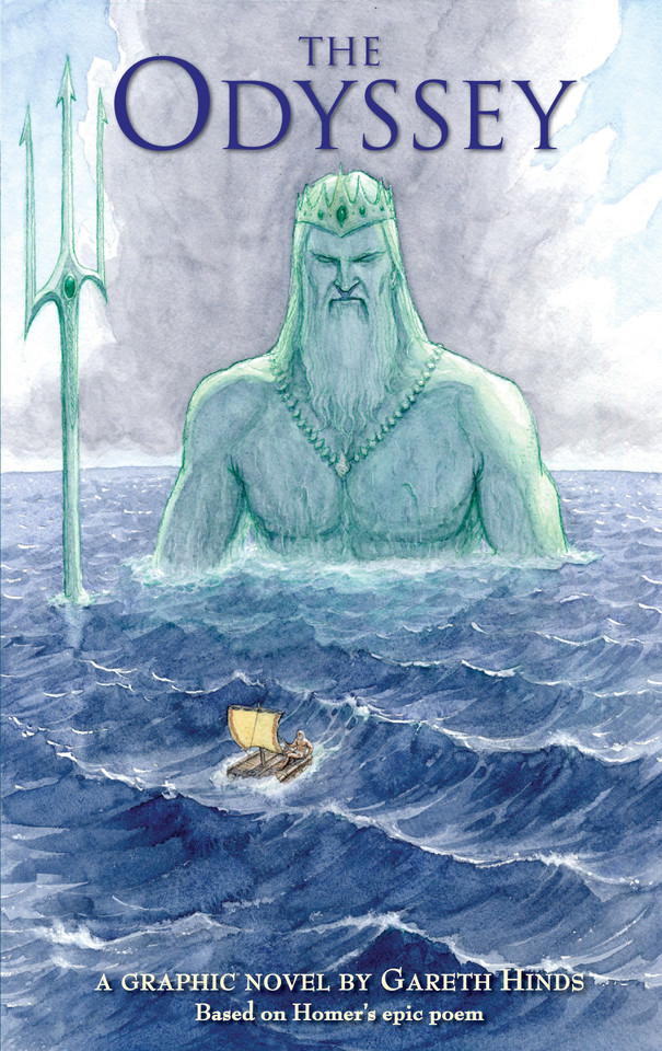 The Odyssey: A Graphic Novel: (A Modern Visual Adaptation of Homer's Epic Tale of Greek Mythology for Young Adults) book cover by Gareth Hinds