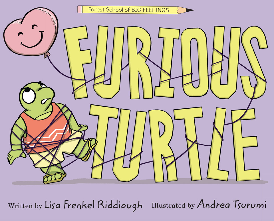 Furious Turtle book cover by Lisa Frenkel Riddiough
