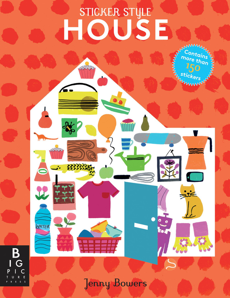 Sticker Style: House book cover by Jenny Bowers