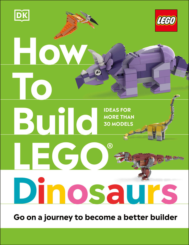 How to Build LEGO Dinosaurs (How to Build LEGO) book cover by Jessica Farrell, Hannah Dolan, Nathan Dias